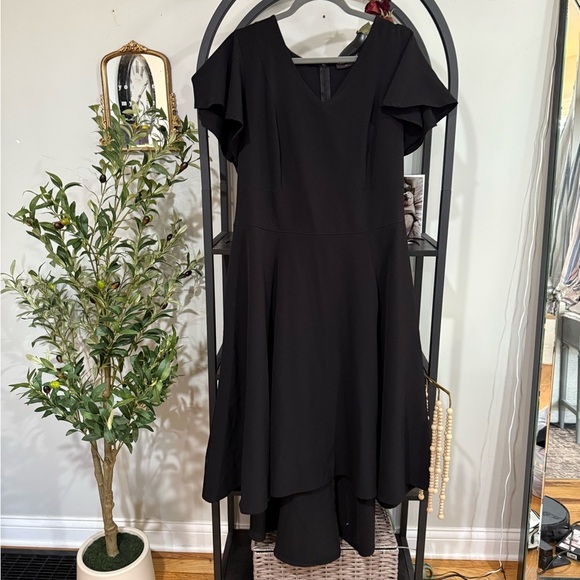 Lane Bryant Black Midi Dress with Timeless Elegance high low dress plus size - Picture 1 of 10